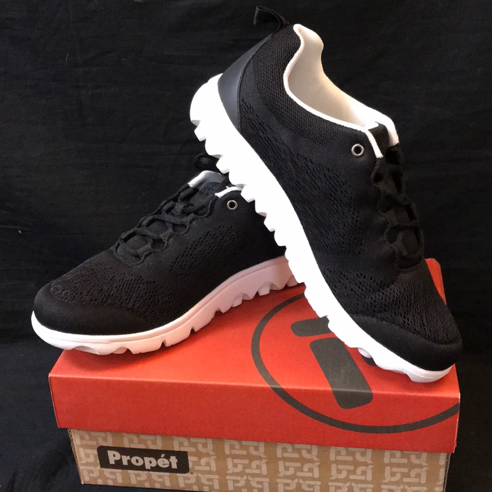 Propet TravelActiv Women's Casual Sneakers, Black - Picture 2 of 8